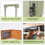 UNIKER 16-Inch Expandable Carry-On Luggage - Green