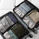 4-Piece Travel Packing Cubes Set - Gray