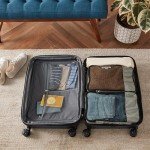 4-Piece Travel Packing Cubes Set - Gray
