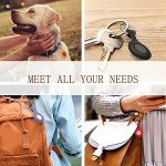4 Pack AirTag Holder with Keychain and Case