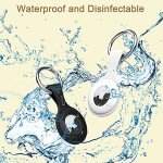 4 Pack AirTag Holder with Keychain and Case