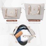 Merax Women's 2-Piece Light Grey Luggage Set