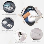 Merax Women's 2-Piece Light Grey Luggage Set
