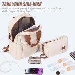 5-Piece Rose Gold Luggage Set with Wheels