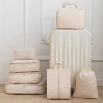 LOVCY 8-Piece Mesh Packing Cubes Set