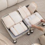 LOVCY 8-Piece Mesh Packing Cubes Set
