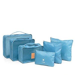 Luggan 6-Piece Travel Luggage Organizer Set