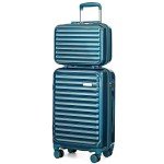 Coolife Expandable Spinner Luggage with TSA Lock