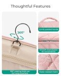 BAGSMART Pink Hanging Toiletry Travel Bag