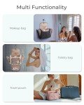 BAGSMART Pink Hanging Toiletry Travel Bag