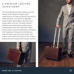 Maxwell Scott Men's Leather Wheeled Pilot Briefcase