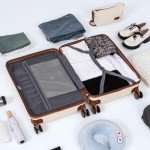 Cosbarn 3-Piece Olive Drab Carry-On Luggage Set