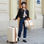 Cosbarn 3-Piece Olive Drab Carry-On Luggage Set