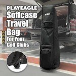 Wheeled Golf Club Travel Bag - Waterproof & Padded