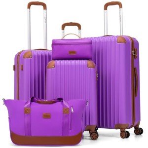 Cosbarn 5-Piece Hard Case Luggage Set
