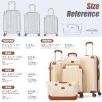 Cosbarn 5-Piece Hard Case Luggage Set