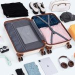 Cosbarn 5-Piece Hard Case Luggage Set