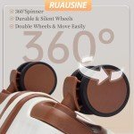 Ruausine Airline Approved Hardside Carry-On Suitcase