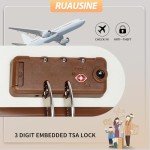 Ruausine Airline Approved Hardside Carry-On Suitcase