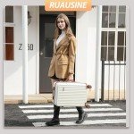 Ruausine Airline Approved Hardside Carry-On Suitcase