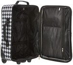 Rockland Kensington Black & White 2-Piece Luggage Set