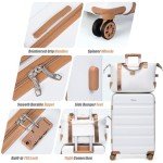 5-Piece Eeeza Luggage Set with Spinner Wheels