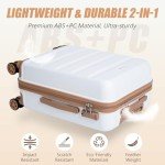 5-Piece Eeeza Luggage Set with Spinner Wheels