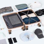 5-Piece Eeeza Luggage Set with Spinner Wheels