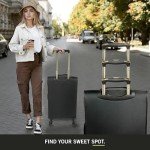 Kenneth Cole Chevron Quilted Luggage Set - Black
