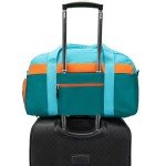 Kids Duffle Bag for Travel and School (Blue Green)