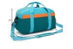 Kids Duffle Bag for Travel and School (Blue Green)