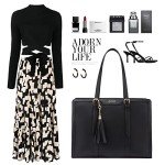 LOVEVOOK Lightweight Laptop Tote Bag for Women
