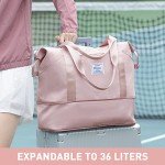 WONHOX Waterproof Expandable Travel Tote Bag - Pink