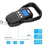 Digital Luggage Scale with Backlit Display & Tape