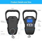 Digital Luggage Scale with Backlit Display & Tape