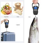 Digital Luggage Scale with Backlit Display & Tape