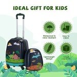 Dinosaur Kids Luggage Set with Backpack and Suitcase
