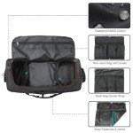 32” Expandable Soft-Sided Duffel Bag - Black Orange