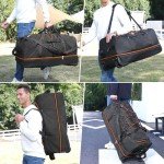 32” Expandable Soft-Sided Duffel Bag - Black Orange