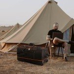 32” Expandable Soft-Sided Duffel Bag - Black Orange