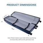 UNIHIMAL Waterproof Hard Case Golf Travel Bag