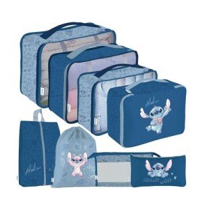 Lilo & Stitch 8-Piece Luggage Organizer Set