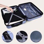 Lavender Hardside Luggage Set - 3 Pieces