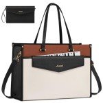 LOVEVOOK Women's 2-in-1 Laptop Tote Bag