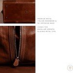 Personalized Black Luxury Leather Travel Duffle Bag