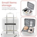 4-Piece Hard Shell Luggage Set with Spinner Wheels