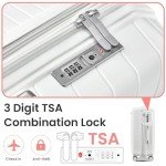 4-Piece Hard Shell Luggage Set with Spinner Wheels