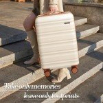 6-Piece Expandable Suitcase Set with TSA Lock