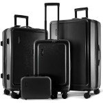 4-Piece Hard Shell Luggage Set with Spinner Wheels
