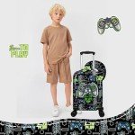 Homskiii Boys' 2-Piece Hardside Suitcase Set
